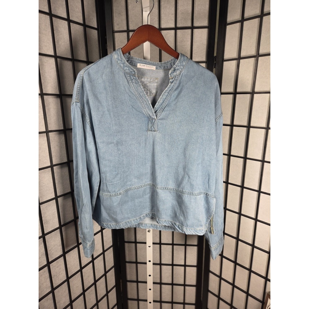 Bobbi Rocco Boho Western Denmark Denim Long sleeve Medium - Picture 3 of 8